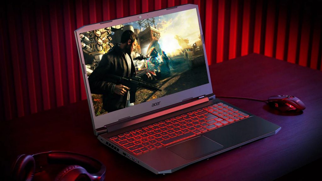 Acer Nitro 5 Gaming Laptop on a Desk