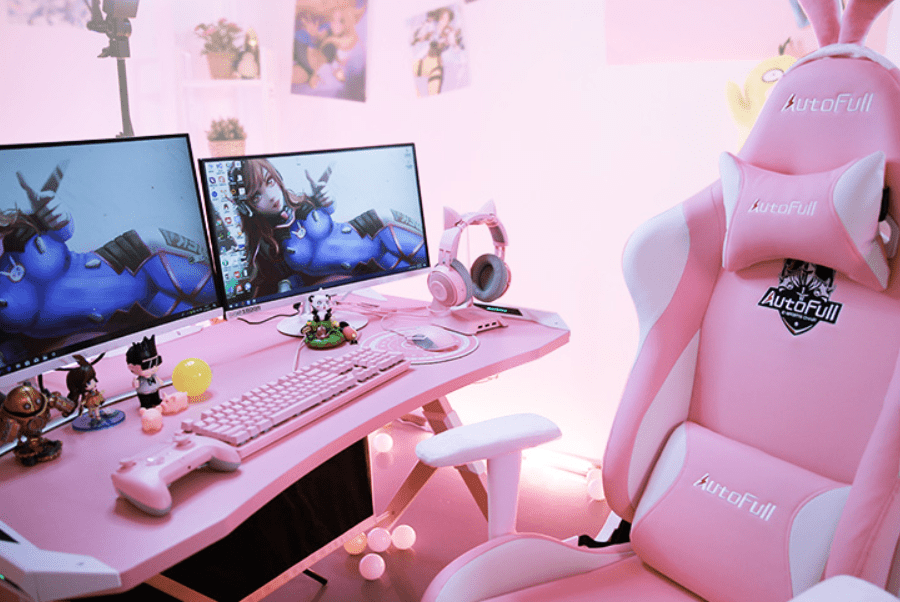 Pink Girly Gaming Setup Necessities