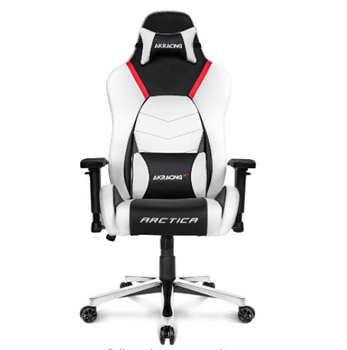 AKRacing Masters Series Max Black and White Gaming Chair