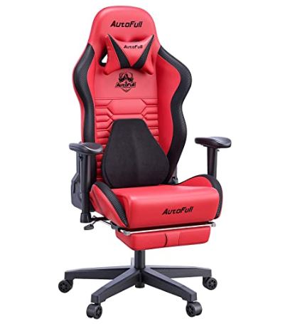 AutoFull Conquer Gaming Chair Office Chair Red