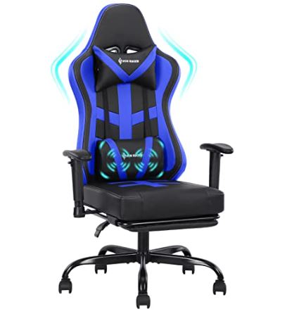 VON RACER blue Gaming Chair Massager