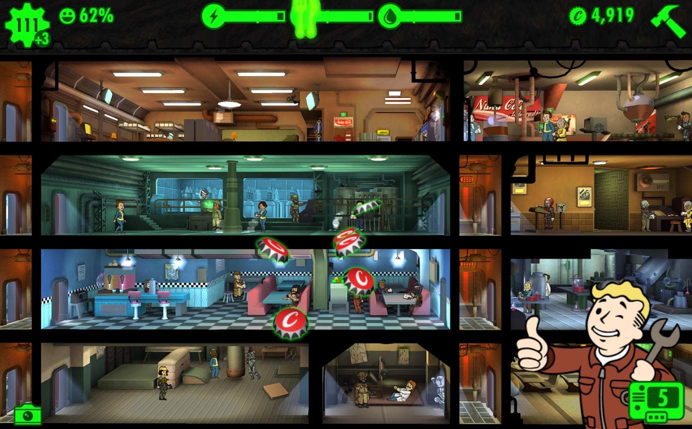 fallout shelter cracked