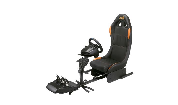 a racing gaming chair