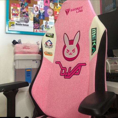 cutie pink Dva Gaming Chair from secretlab