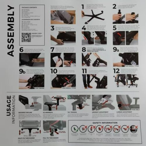 Secretlab assembly instructions